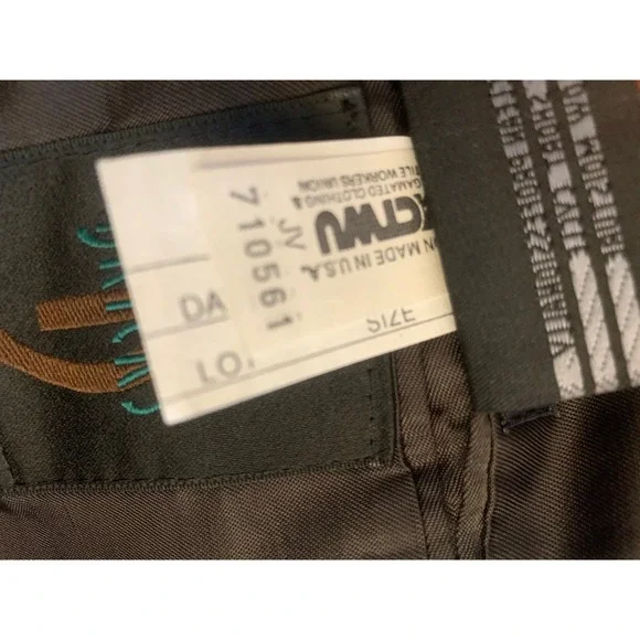 Burberrys Wool‎ Suit Jacket Blazer Mens Charcoal Gray Tailored Fit - Picture 7 of 16